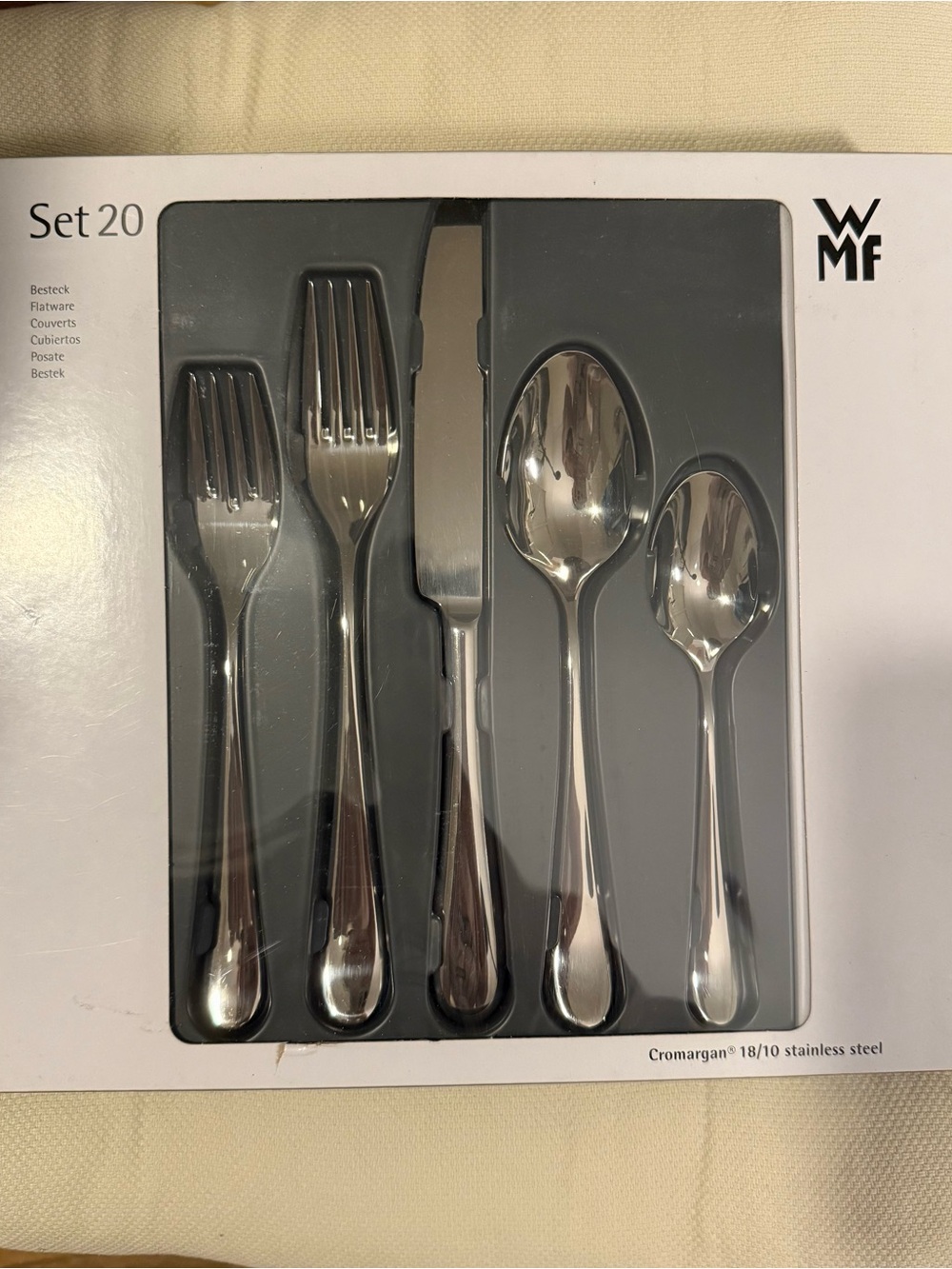 NEW WMF German Kitchenware Signum 20-piece Silverware